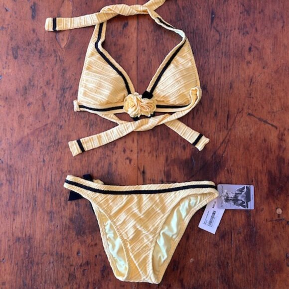 Vintage Y2K Betsey Johnson Unforgettable Bikini Set M - Picture 1 of 7